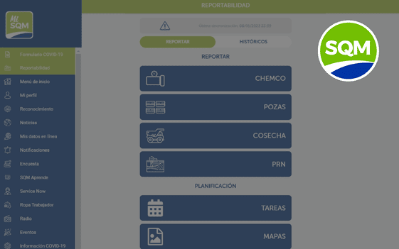 APP Reportabilidad Sur Viejo − Operador