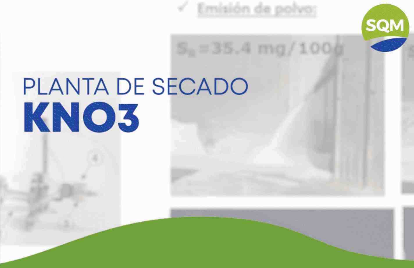 Planta de Secado KNO3 Coya Sur