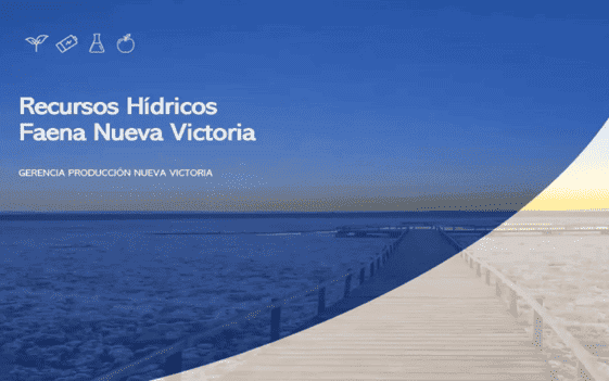 Área Recursos Hídricos Nueva Victoria